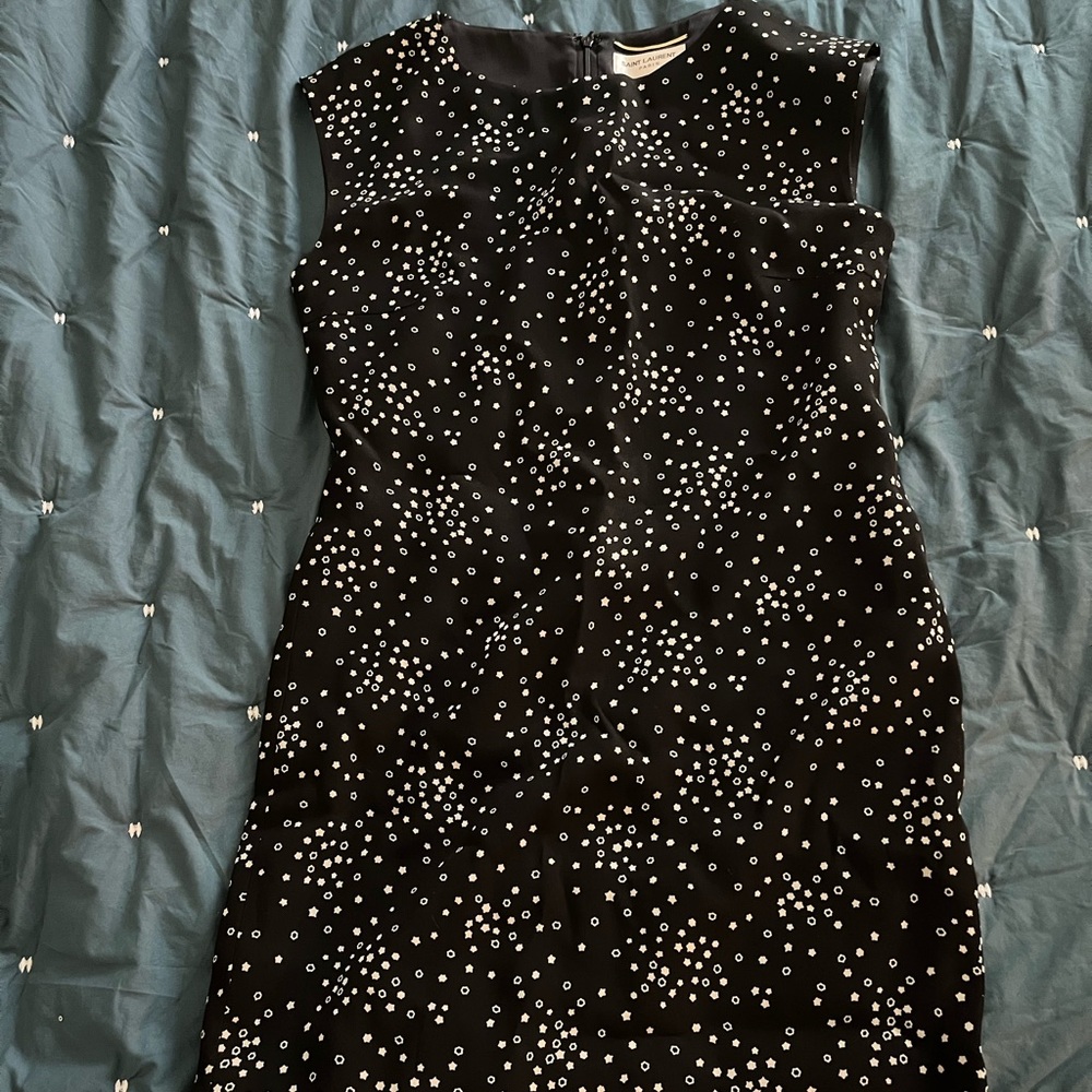2015 Saint Laurent star dress - authentic